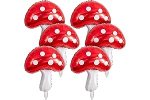 Lewtemi 6pc Super Bowser Balloons, Forest-Themed Party Decor