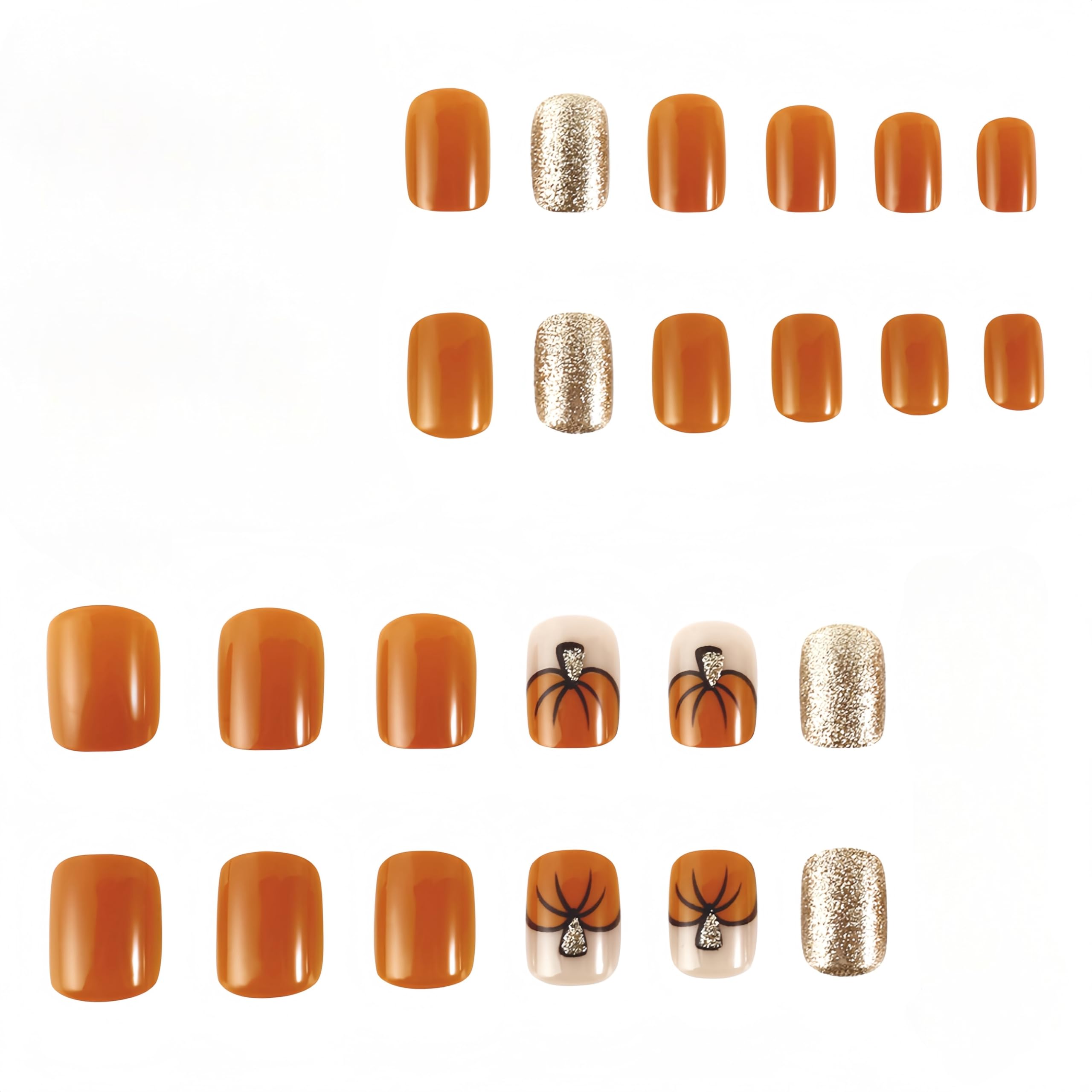8-10yo nude Amazon.com: Orange Sparkly Halloween Press on Nails Short Square Fake Nails  Cute Pumpkin French Tips Design Artificial Nails Holiday Glue on Nails Gold  Glitter False Nails Acrylic Artificial Nails for Women,24Pcs :