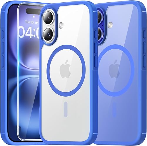 Miniatura 136 de TAURI - Funda a prueba de golpes para iPhone 15 Plus de 6.7 pulgadas, 3 en 1, no se pone amarilla, con 2 protectores de pantalla, protección