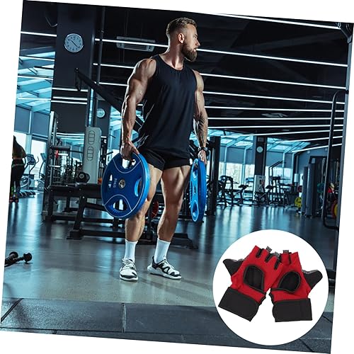 Miniatura 3 de GLSTOY 2pcs Half Finger Gloves Mens Glives Wintergloves Fingerless Mittens Winter Riding Mitten Workout Glove Workout Hand Protection Hands Covers