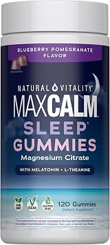 Natural Vitality Sleep Gummies | Magnesium, Melatonin & L-Theanine Formula