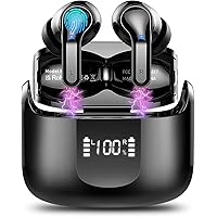 Ordtop Cuffie Bluetooth, Auricolari Bluetooth 5.4 con 4 HD ENC Cancellazione Rumore Mics