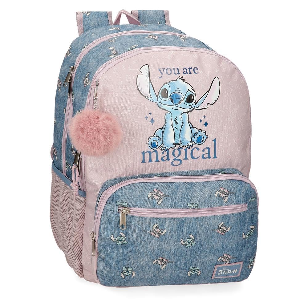 Joumma Bags Disney Stitch You are magical Rucksäcke, Schulrucksäcke, Kinderrucksäcke, Inkl. dekorativem Pompom, diverse Fächer