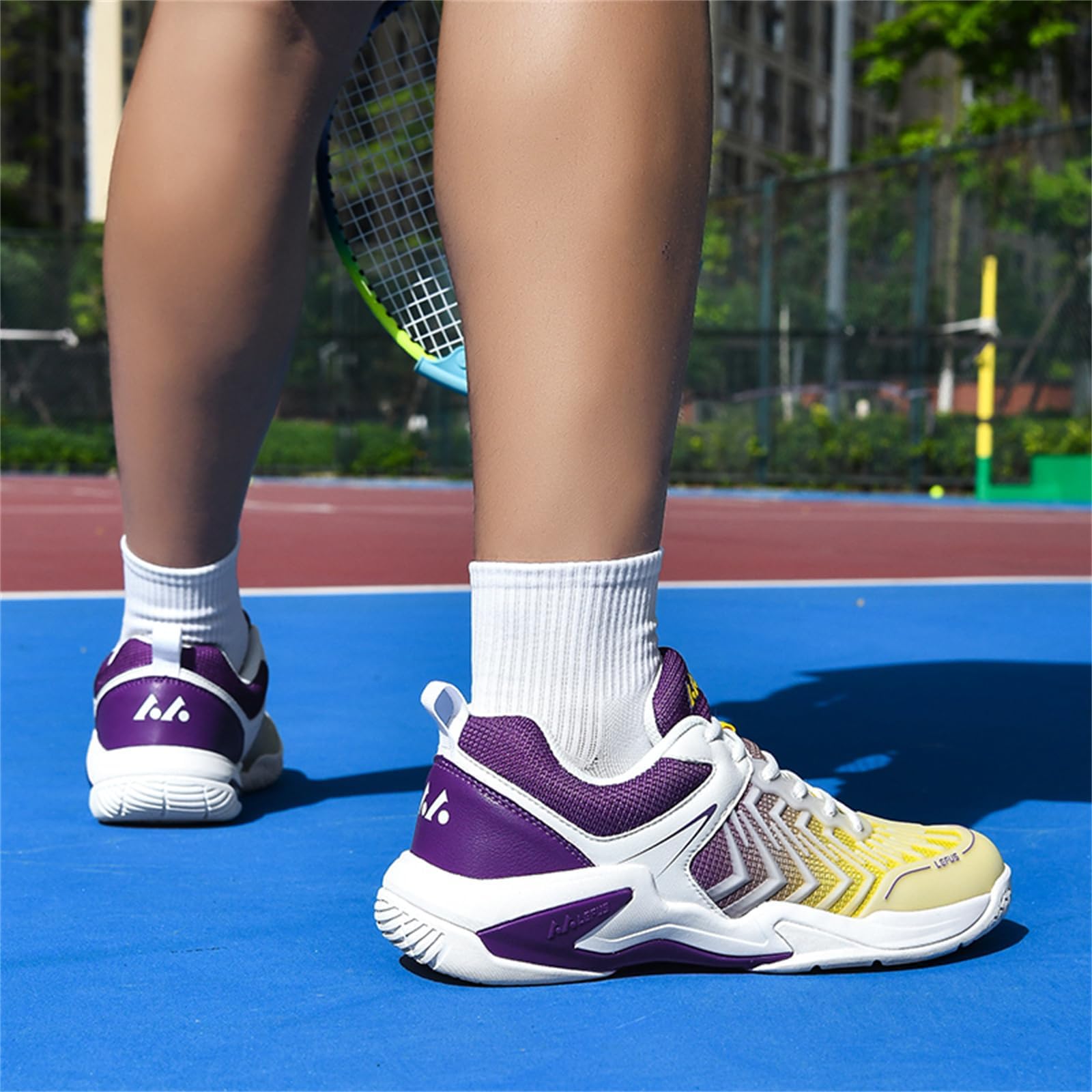 Hommes Femmes Chaussures De Volley-Ball Unisexe Marche Tennis Chaussures Athlétiques Mode Lacets Terrain Intérieur Entraînement Baskets
