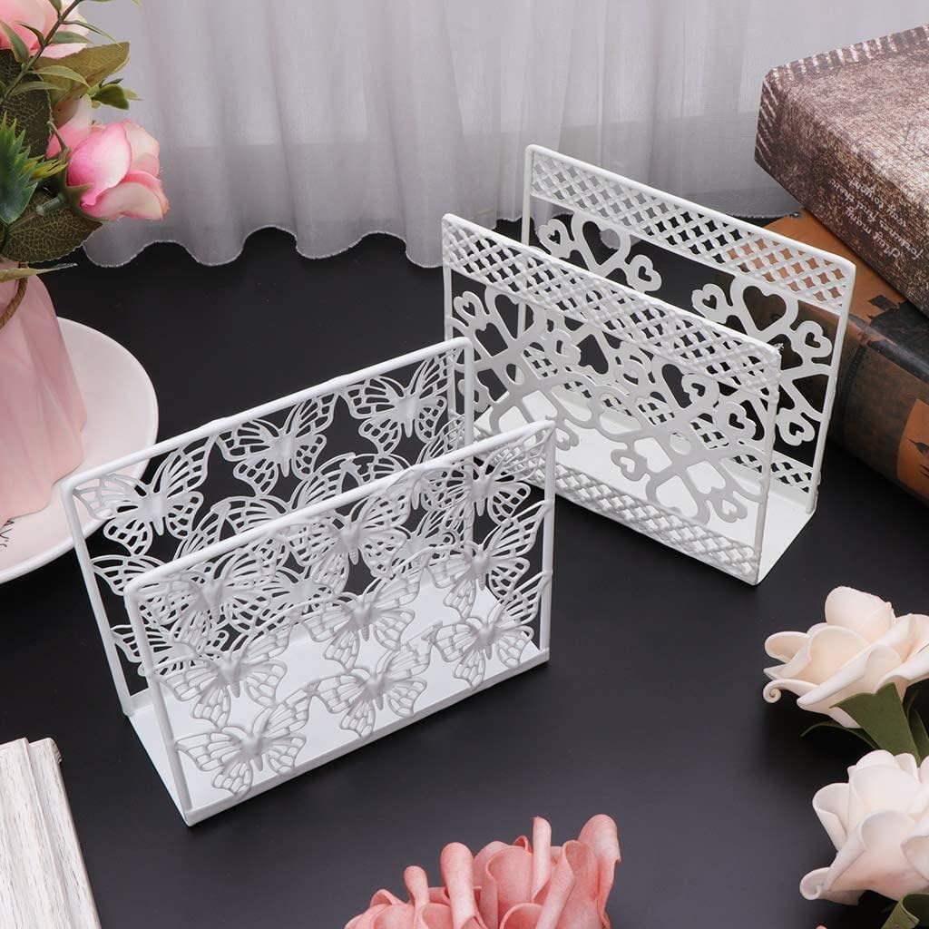 Metal Napkin Holder Tissue Dispenser Rack for Home Party Table Decor