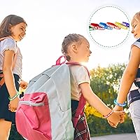 Vista 7 de 36 pulseras de silicona de bienvenida de regreso a clases, pulseras de goma para el primer día de recuerdos, regalos de escuela abre premio