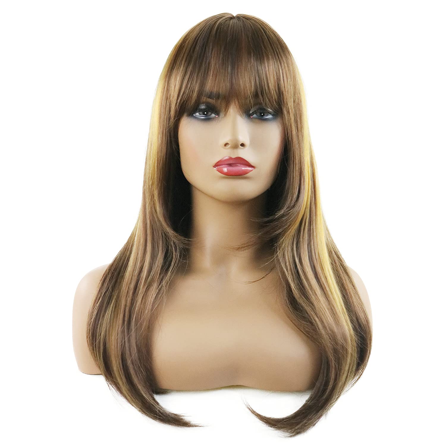 Long brunette wig Clearance