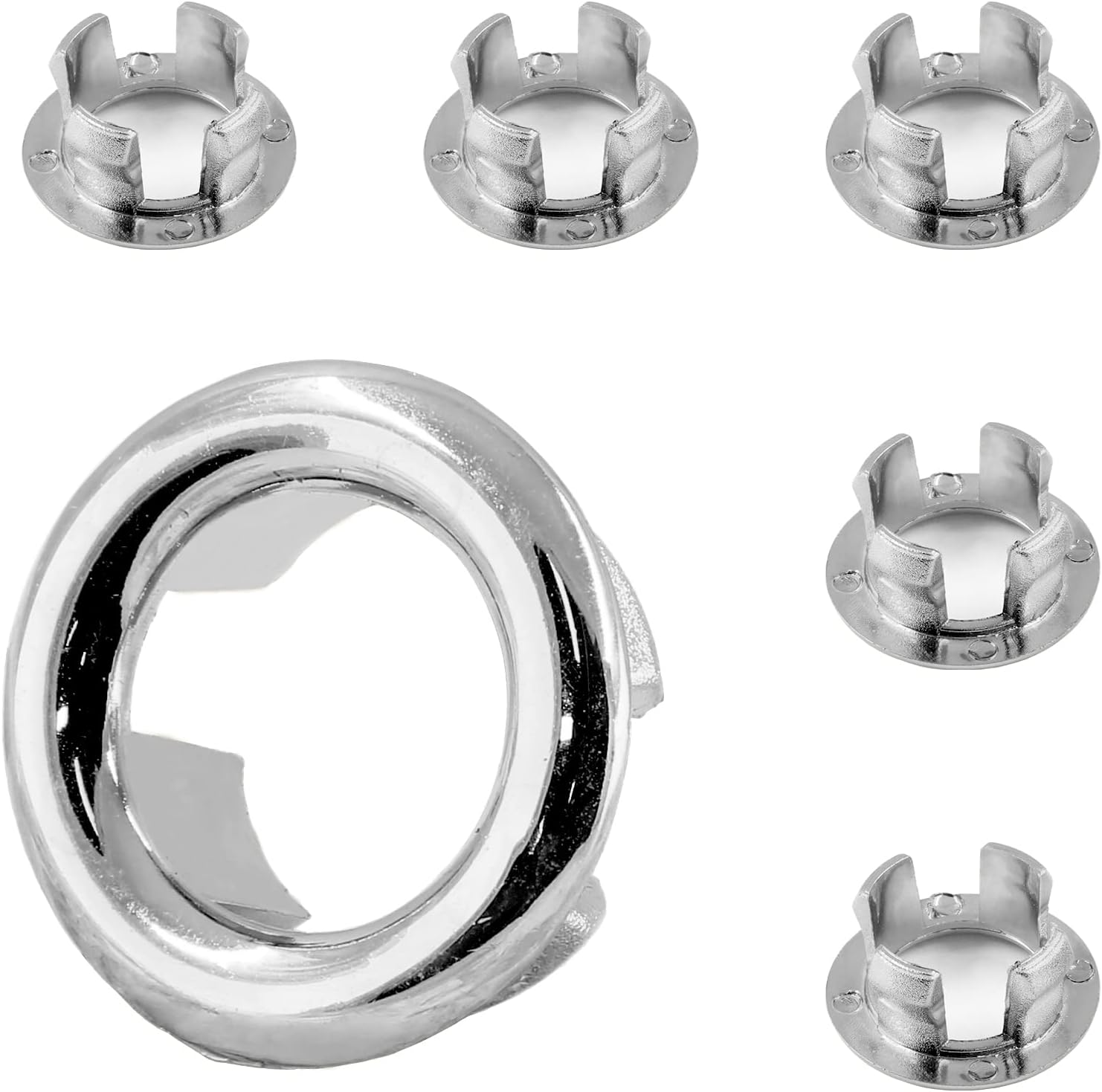 Amazon.com: Cionyce 6 PCS Sink Overflow Ring Universal Bathroom Sink ...