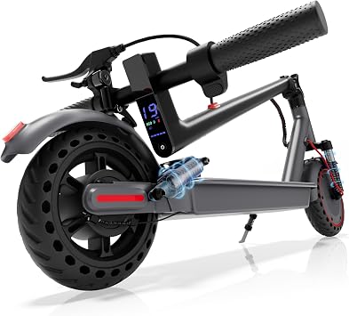 Aovowheel Electric Scooter for Adults, Folding E Scooter with 350W/500W Motor 16/24 Mph Top Speed, Max 19-23 Miles Long Range, 8.5/10/14Tires Commuting Scooters with Dual Brakes System, APP