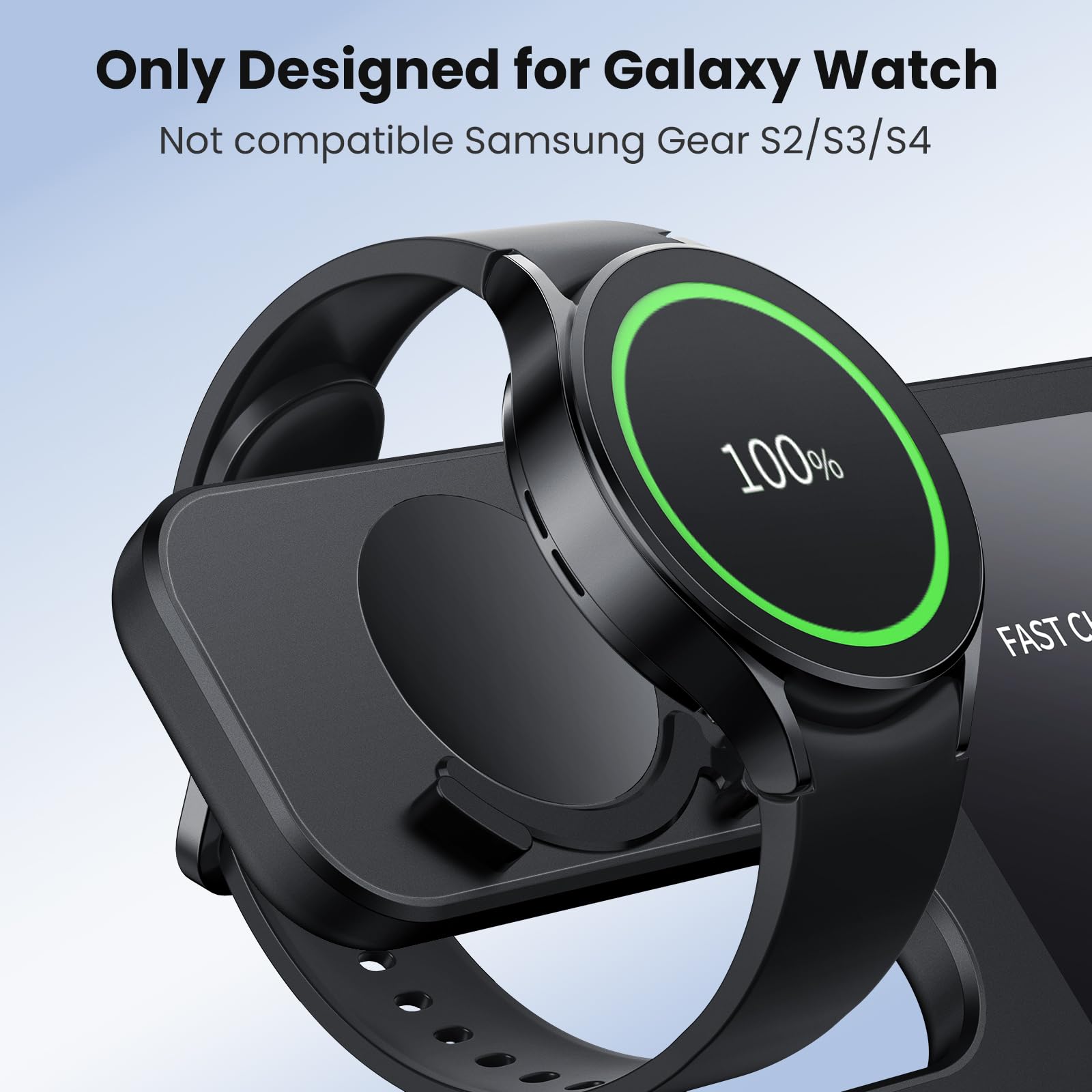 seacosmo Chargeur Induction 3 en 1 pour Samsung S26 Ultra/S26/S25/S24/S23/Z Flip/Z Fold 7, Chargeur sans Fil pour Galaxy Watch 8/7 Pro/5/4/Active, Station de Charge Galaxy Buds - Noir