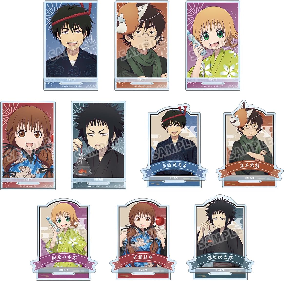 TV Anime Mogura Illustrated by Festival Ver. Trading Acrylic Stand, Box of 10