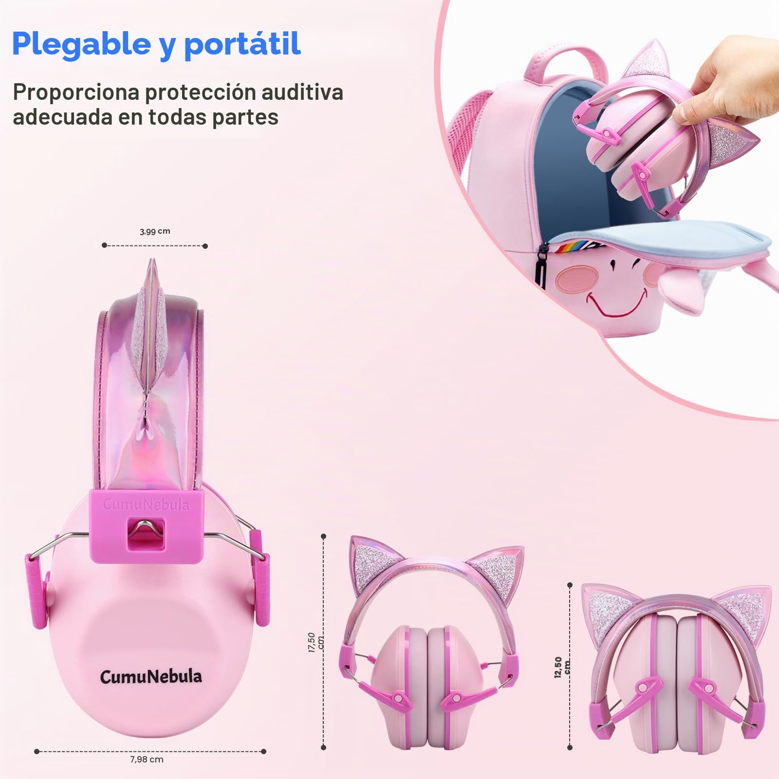 Ear Defenders Children - Kids Ear Defenders for Autism, Toddler, Children Age 3-16 Years Old - Noise Cancelling Headphones for Kids for Concerts, Air Shows, Fireworks - 28dB SNR