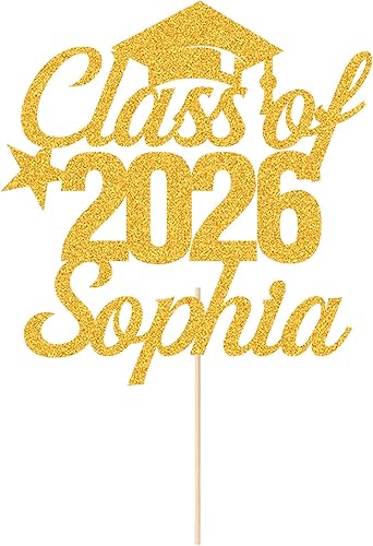 Decoración personalizada para tartas de graduación de la clase de 2025, regalos de graduación, felicitaciones, decoración para tartas, decoración de