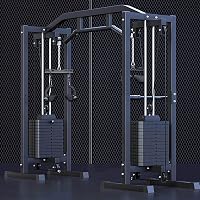 SevnElk Evezős Fogantyú LAT Pull-Down Kábel Húzó Fitness Torony Tricepsz Hátizom Edzés - H1, length: 15 cm 2