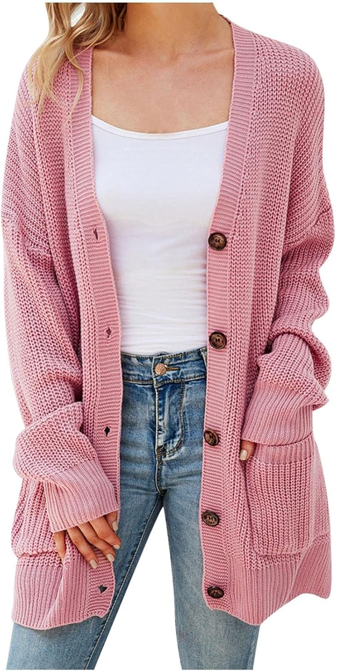 pink sweater coat