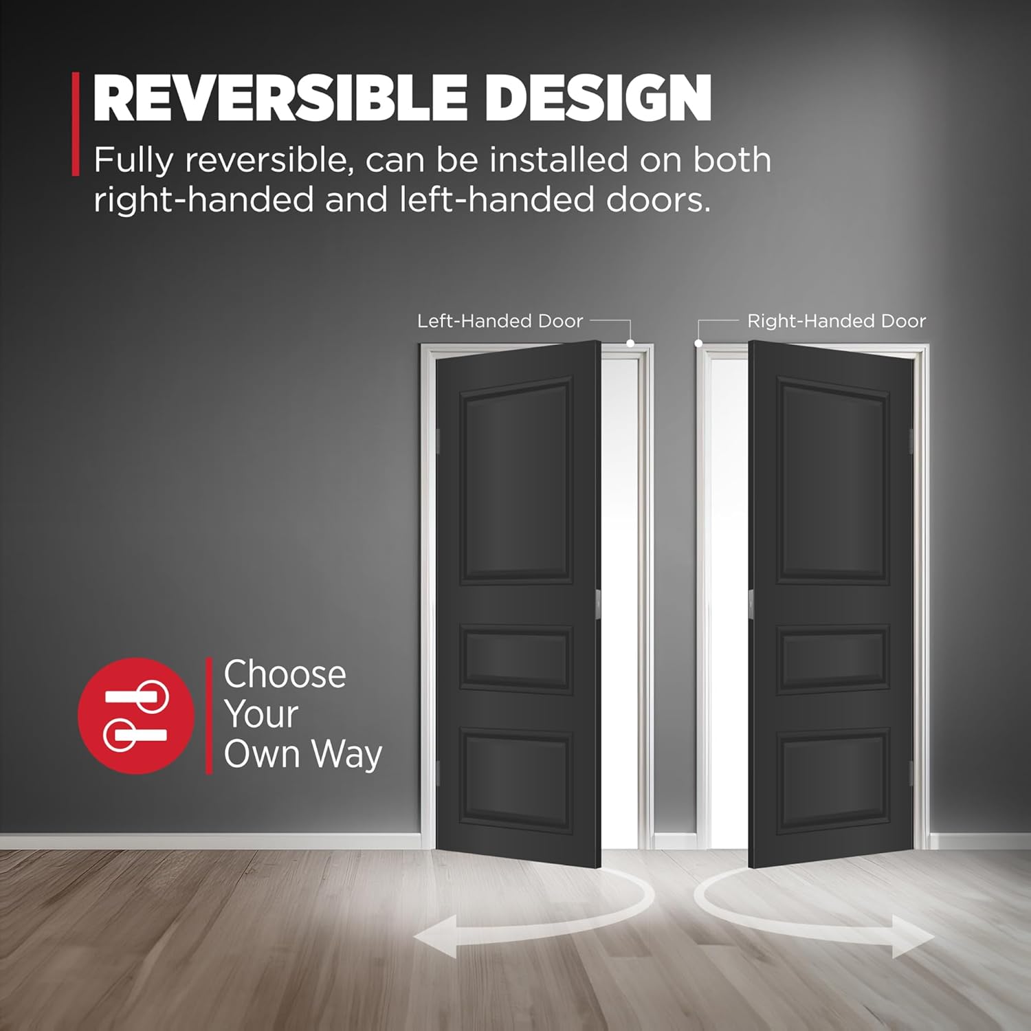 Kwikset Tustin Entry Door Handle with Lock and Key, Secure Keyed Reversible Lever Exterior, For Front Entrance and Bedrooms, Satin Nickel, Pick Resistant Smartkey Rekey Security and Microban