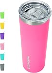 BJPKPK 20 oz Skinny Tumbler with Lid Insulated Travel Coffee Mug Stainless Steel Sublimation Water Tumblers Cup,Green