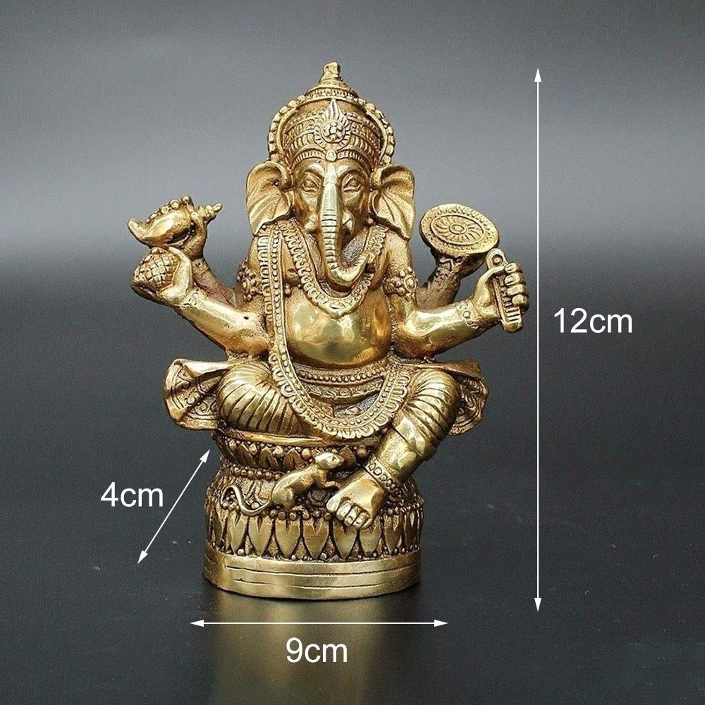 Posąg Buddy, figurka do medytacji, 12cm miedziana rzeźba słonia, dekoracje do domowego ogrodu ozdoby rzemiosło