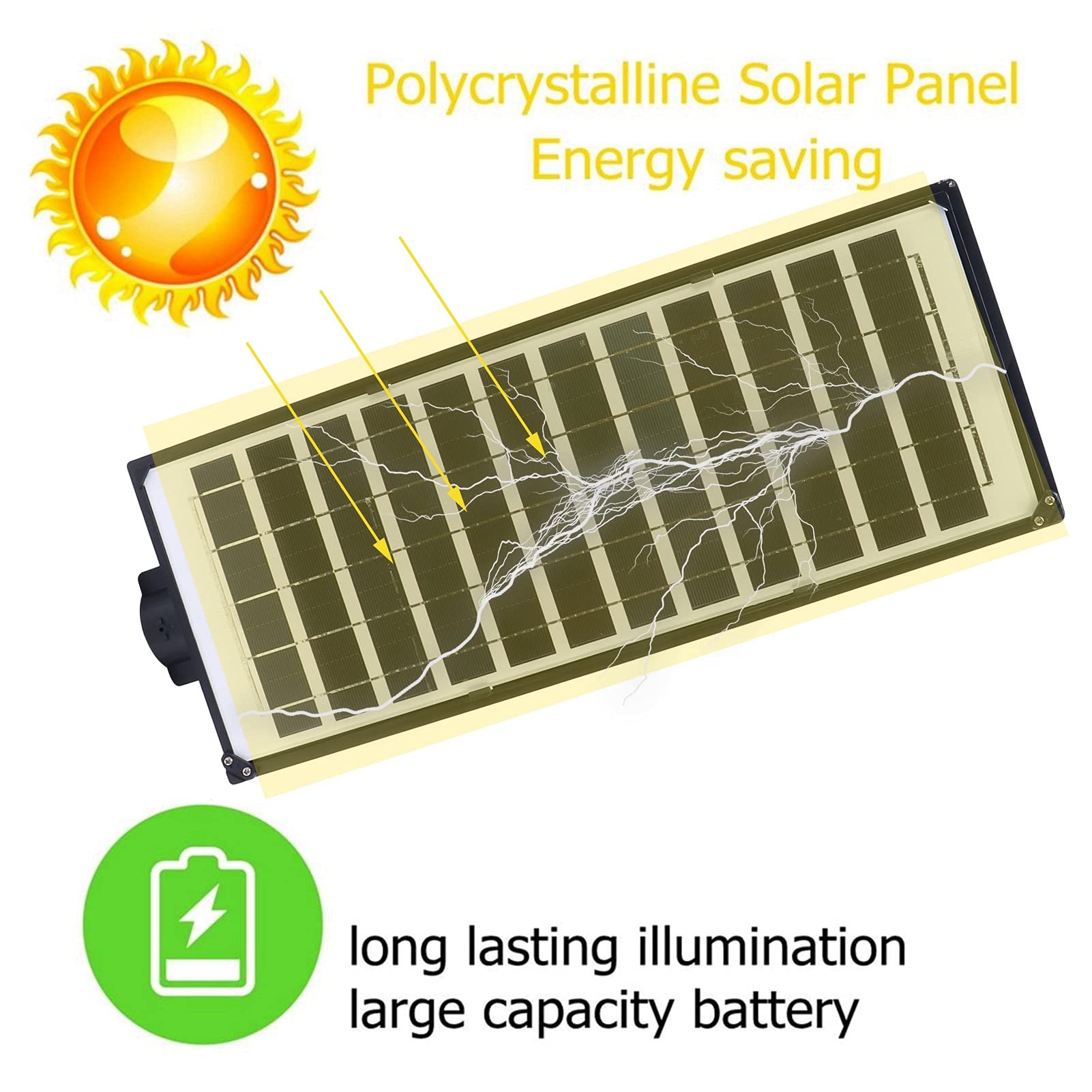 Solarne światła uliczne 300 W, na zewnątrz, światło parkingowe, regulowane mocowanie montowane na ślizgu, od zmierzchu do świtu, wodoodporne ołowe IP65, czujnik ruchu na podwórko, do garażu