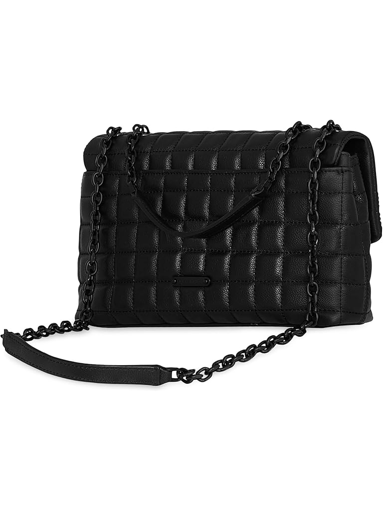 Black Rebecca Minkoff Edie Md Crossbody W/Square Qui