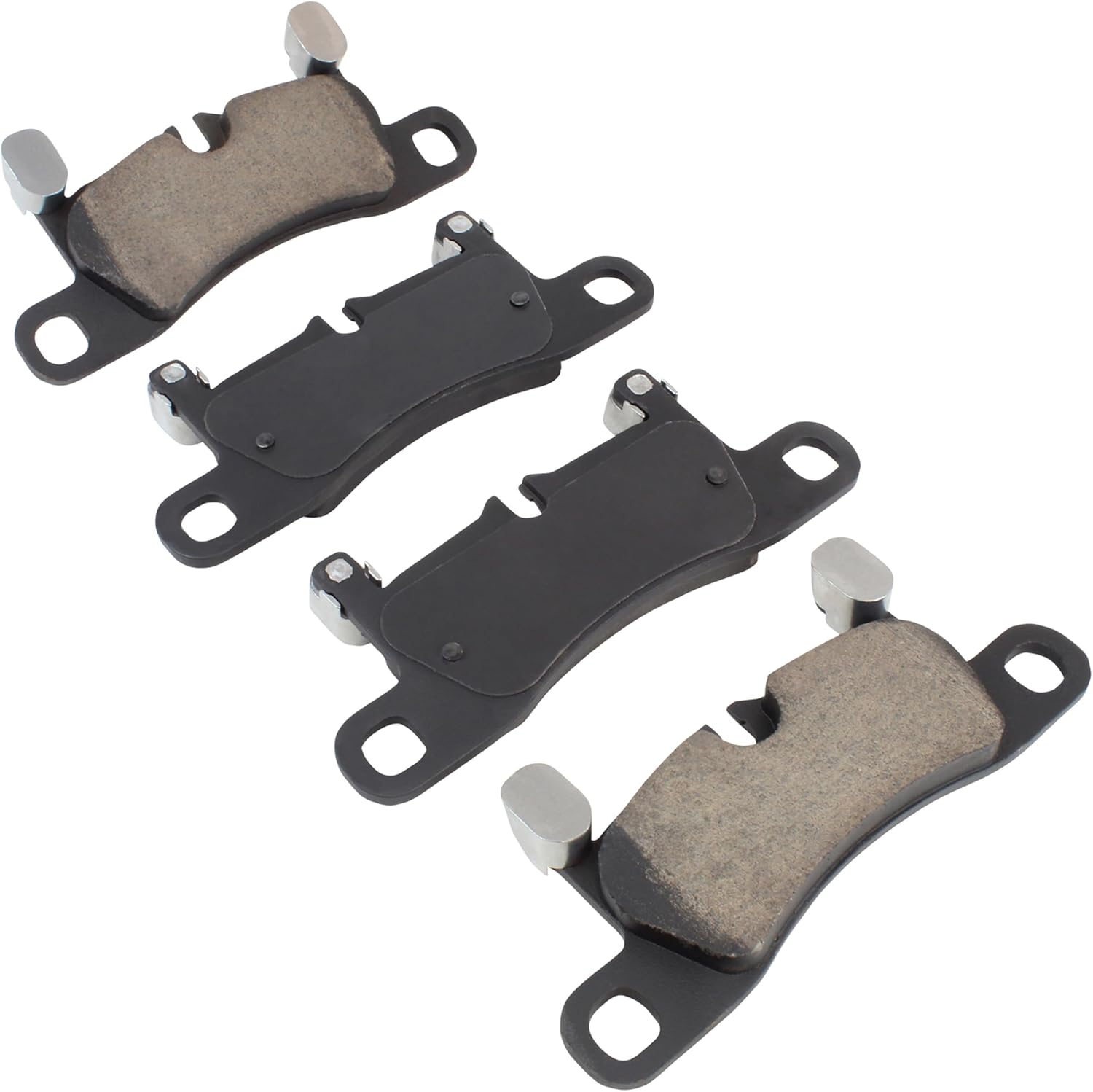 QUALITY-BUILT Rear Semi-Metallic Brake Pads, Premium 1001-1453M, Compatible with 2011-2018 Porsche/Volkswagen (Cayenne,Touareg)