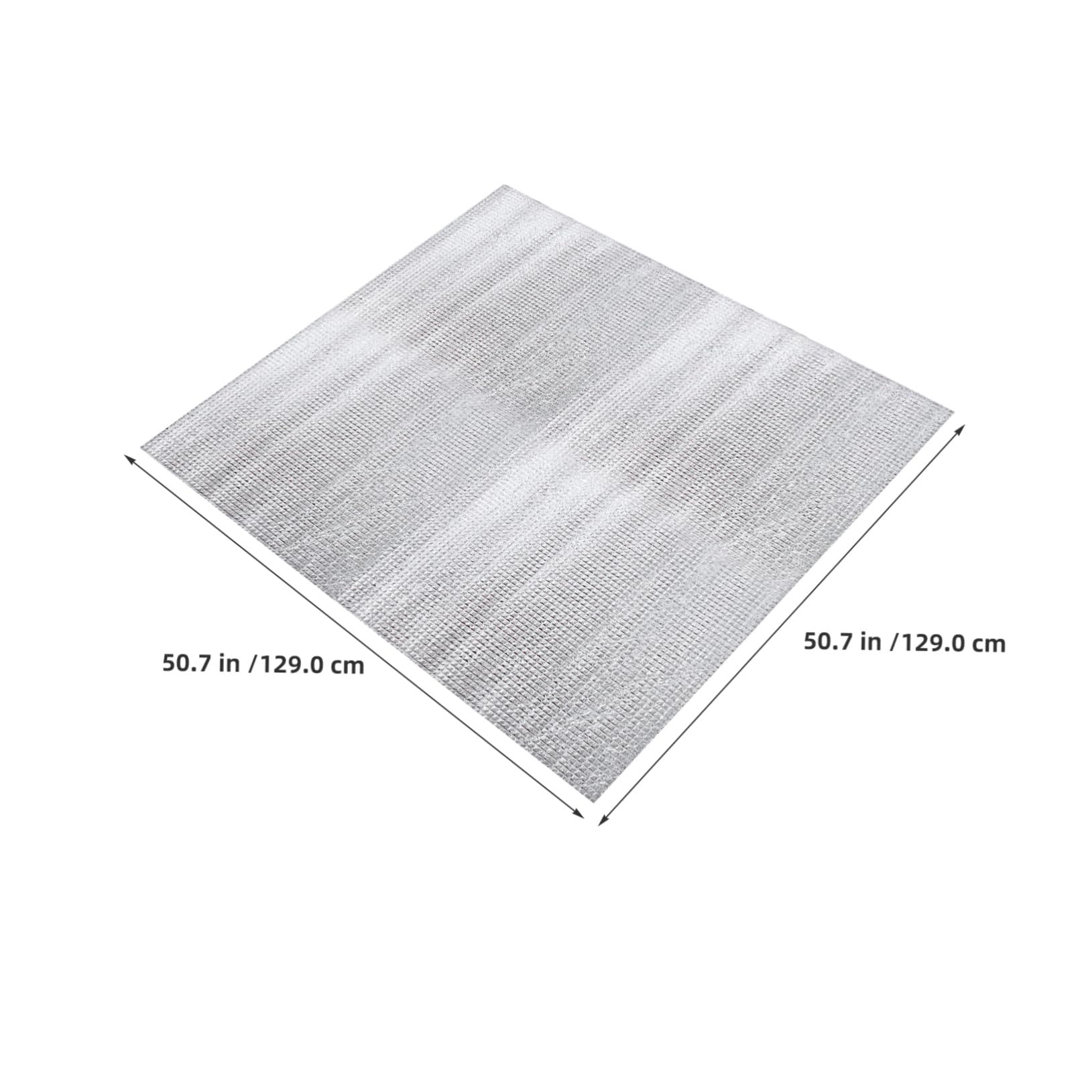 SOIMISS 2sets Coperture Isolate per Ventilatore da Soffitta Guarnizione per Prese d Aria del Sottotetto Copertura per Botola da Soffitta Barriera Termica per Isolamento Domestico Argento