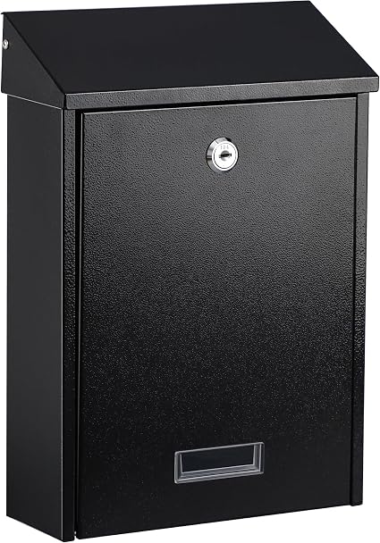 xydled Mail Boxes with Key Lock,Locking Mailbox Wall Mounted,Large ...
