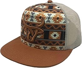 Lost Calf 3D Logo Aztec Burnt Orange - Hats Cap