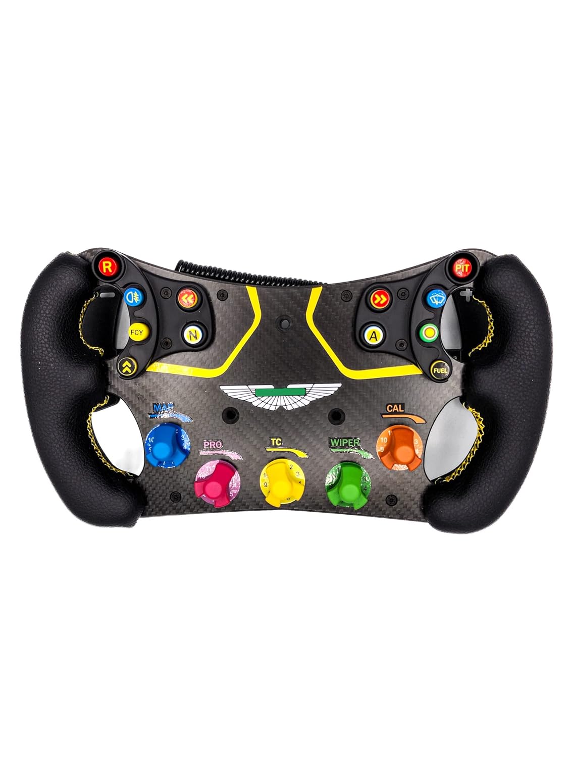 Innato Vantage GTE Steering Wheel for PC - Gaming Steering Wheel for Racing (Leather Grips)