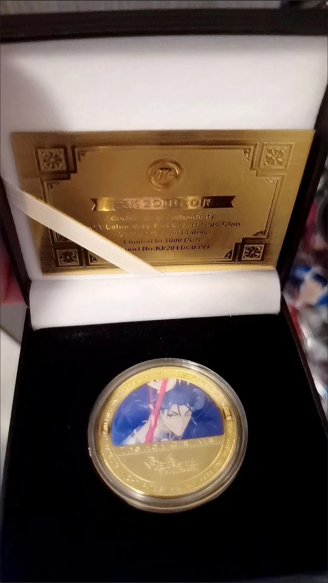 Amazon.co.jp: Fate/stay night記念コイン 記念品 コレクション 両面コイン 重さ30g 直径4cm 厚さ0.3cm  アニメ周辺 道具 クリスマス 誕生日お祝い ギフト プレゼント 周辺グッズ アニメグッズ （ギフトボックス付き） (5) : おもちゃ