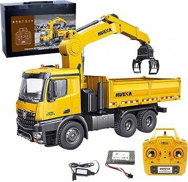 RC Dump Truck, Alloy Reinforced Version, For Kids, RC1/14, 2.4 GHz, 26 CH, Engineer Vehicle, RC Construction Toy, Truck, Childrens Toy Car, Heavy Equipment, Indoor Play, Boys, Birthday, Gift,
