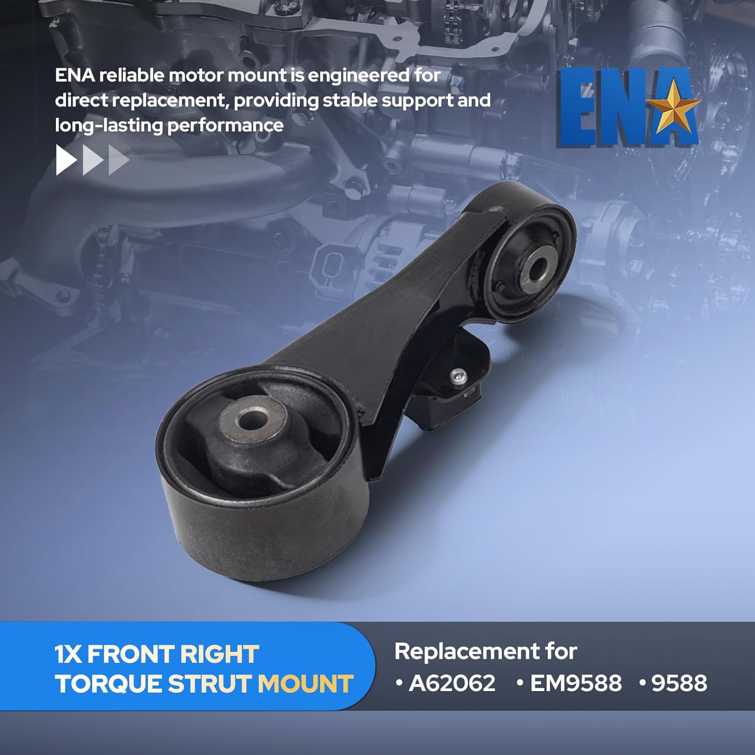 ENA Engine Motor Mount and Trans Mount Set of 4 Compatible with 2012 2013 2014 2015 2016 2017 Toyota Camry 2.5L L4 Automatic Transmission Replacement for A72004HY A62081 A4288 A62062