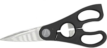 Fackelmann Multi-Purpose Kitchen Scissors With Bottle Opener, Stainless Steel, Silver