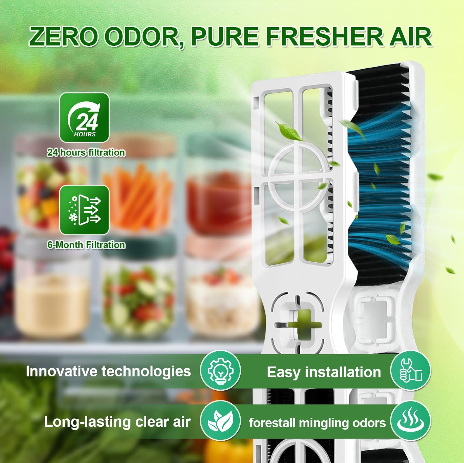 Air Filter Replacement Compatible with Frigidaire FRGPAAF2 PureAir AF-2 Air Filter, FRFC2323AS, FRFC233LAF, FRFG2323AF, FRFC232LAFAir Filter, 4 PACK