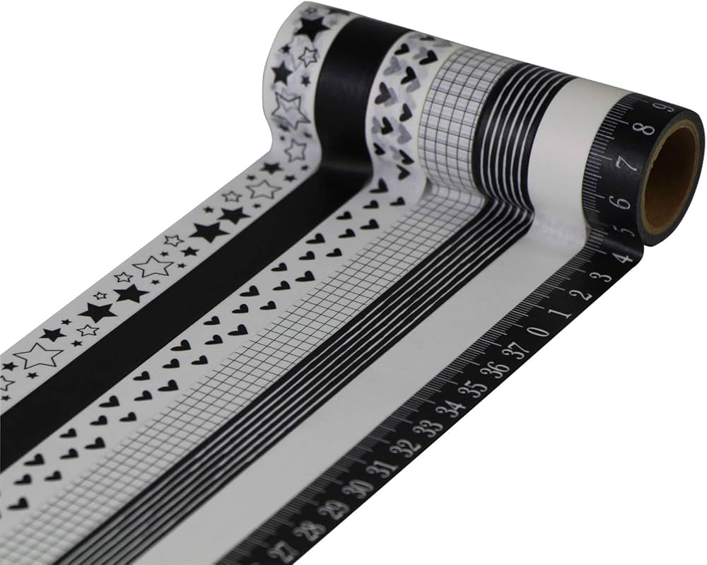 MAGLITT Lot De 10 Rouleaux De Ruban Adhésif Décoratif à Carreaux