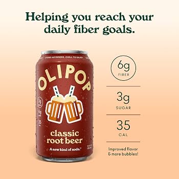 Amazon.com : OLIPOP Prebiotic Soda Pop, Classic Root Beer, Pantry