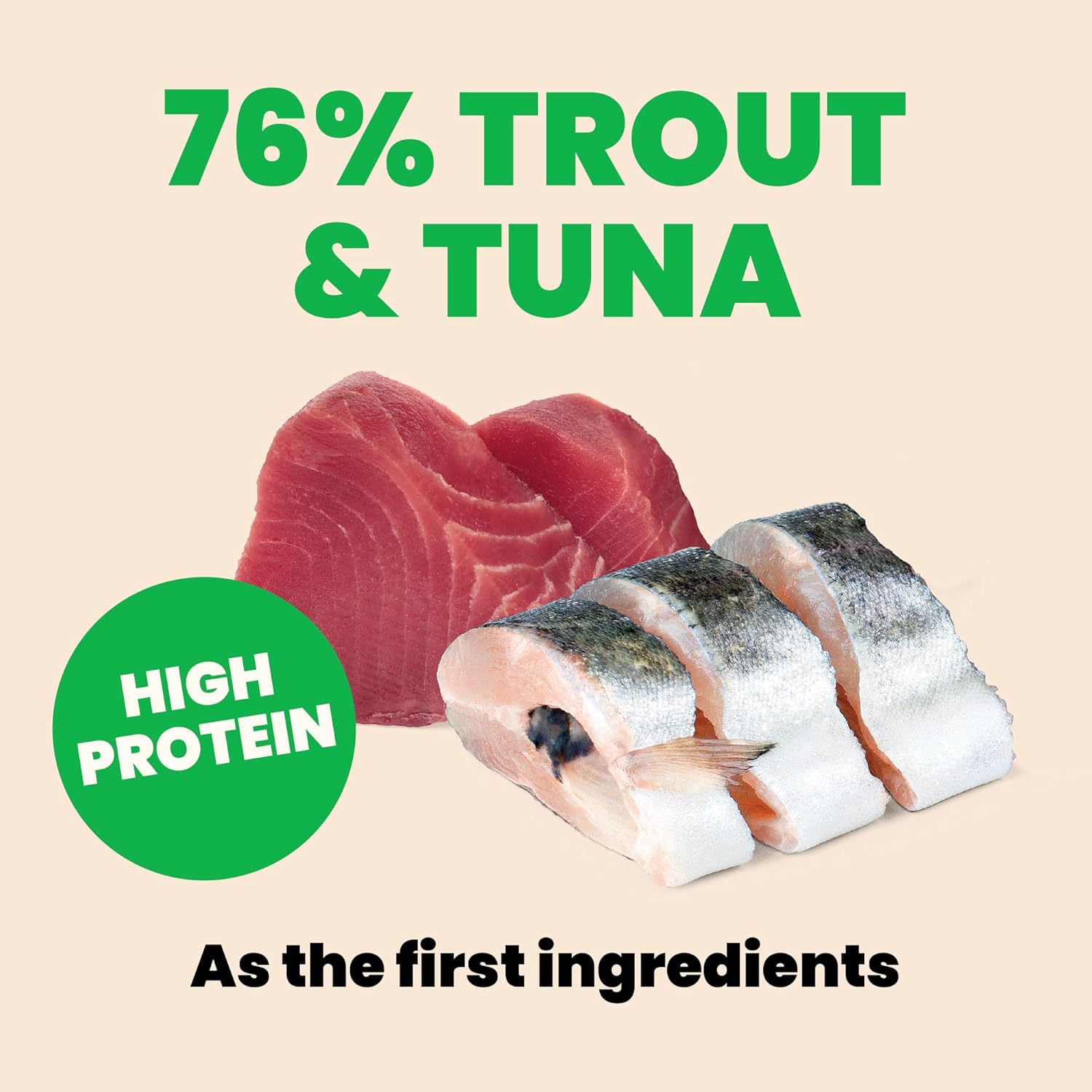 almo nature HQS Natural Wet Cat Food Trout and Tuna in Broth, Grain-Free, 2.47 oz (Pack of 24)