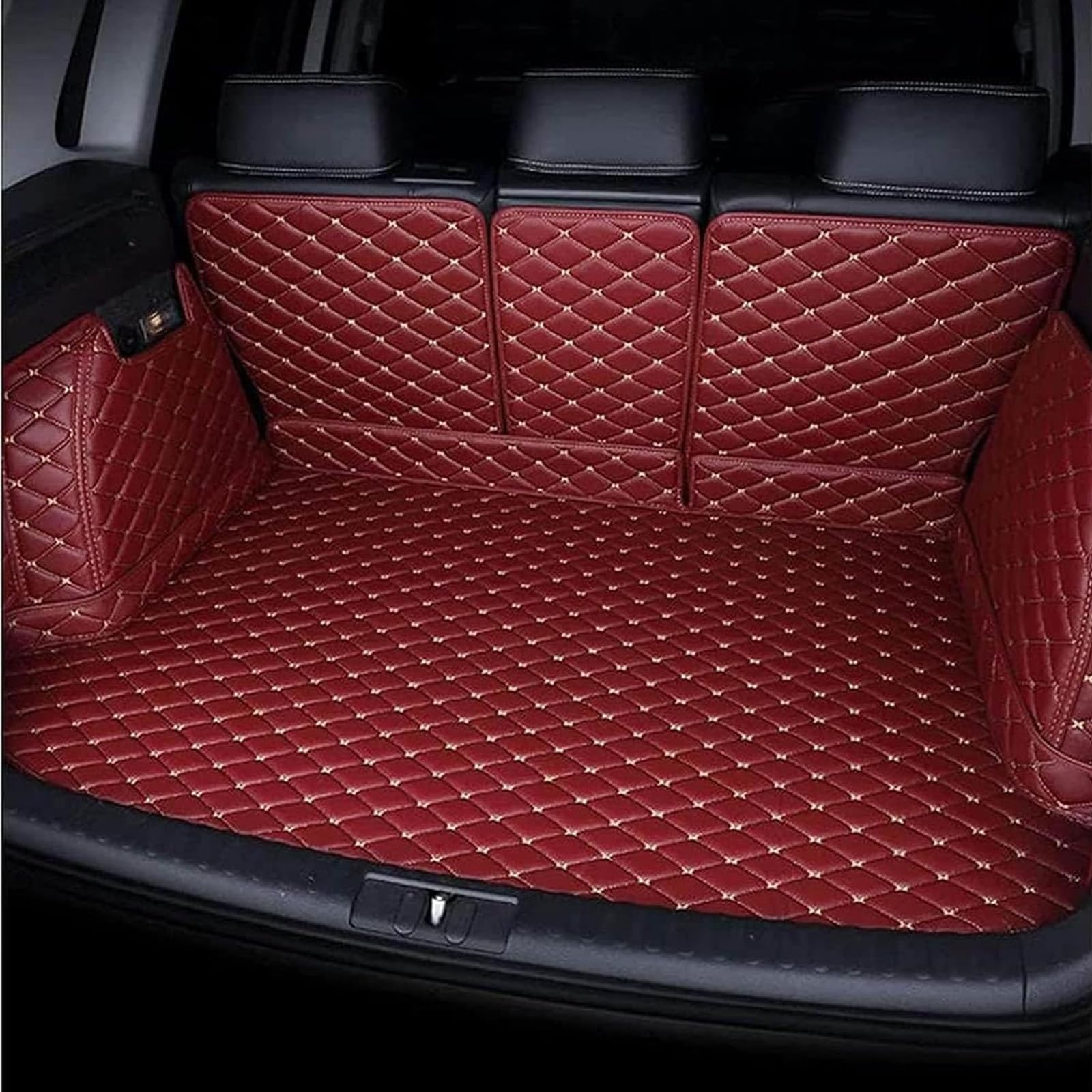 Motario Car Leather Trunk Mat Boot Liner for BMW M1 M2 M235 M240 M3 M340, All Weather Full Coverage Protection Pad Waterproof Accessories