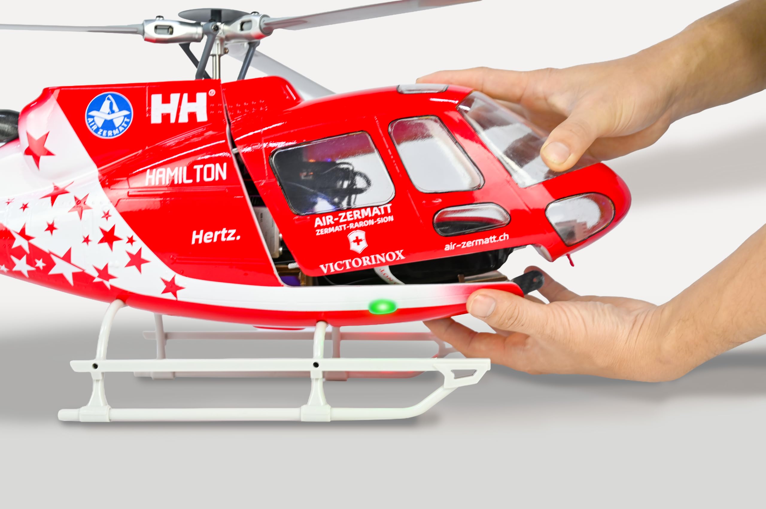 TOUCAN RC HOBBY FLYWING AS350 - Elicottero radiocomandato, modello di aereo RC, con motore brushless RTF Flysky I6S
