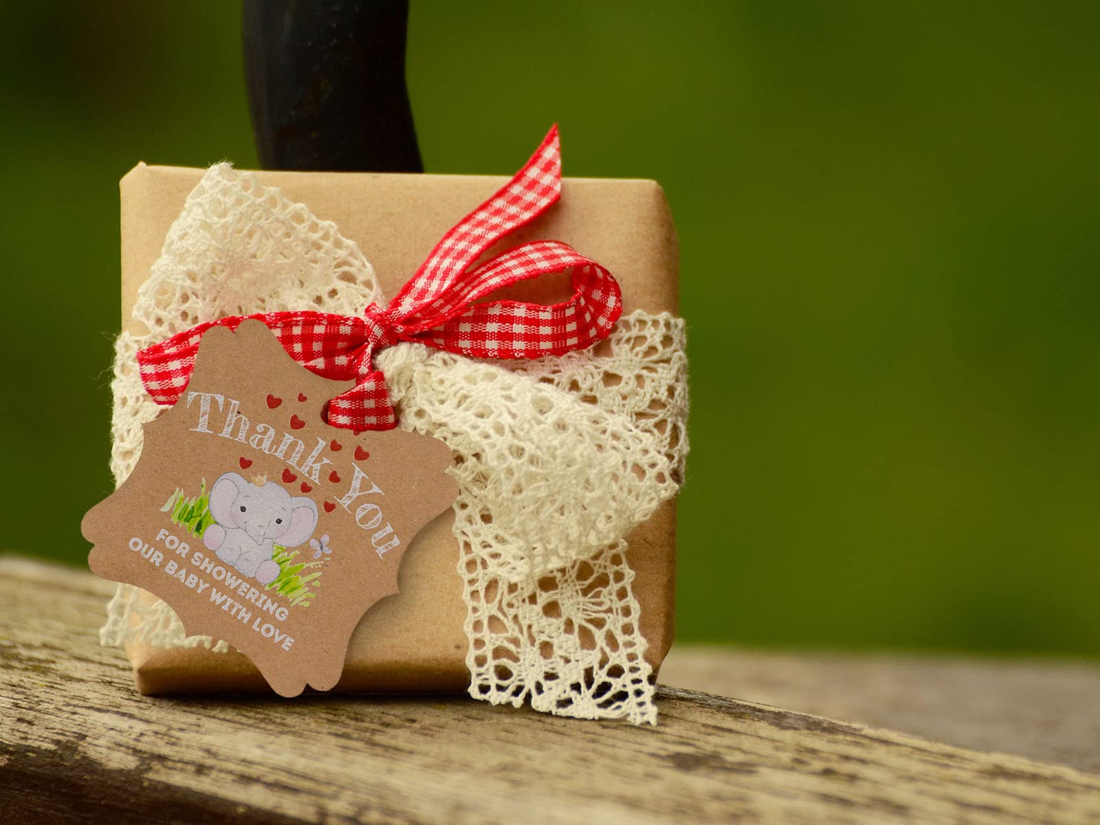 Customizable Giraffe Baby Shower Thank You Tags: Printable