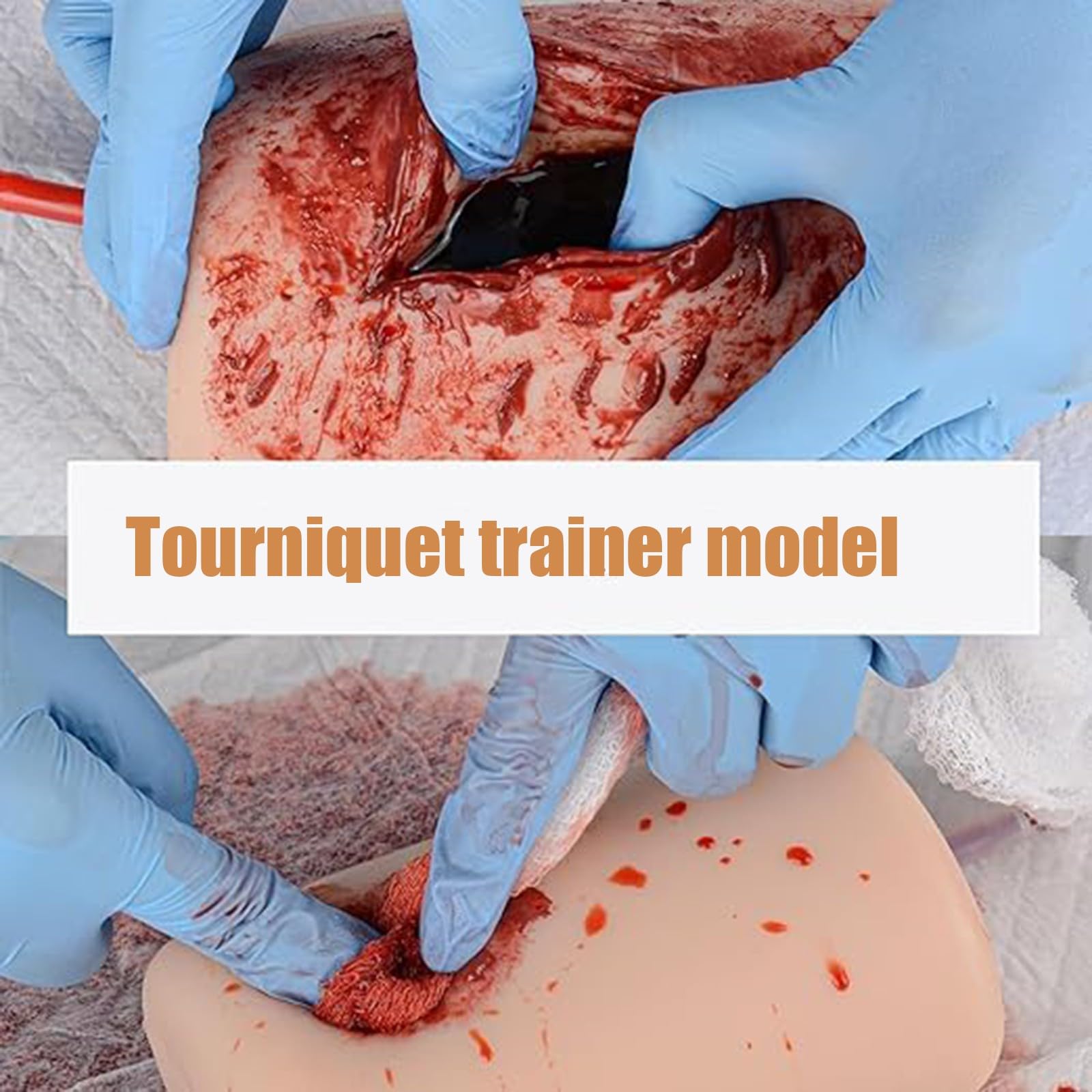 Simulatore Di Medicazione Per Ferite Modello Di Simulatore Di Lacerazione 2 In 1 Multitask Tourniquet Trainer Model Para Course Teaching A