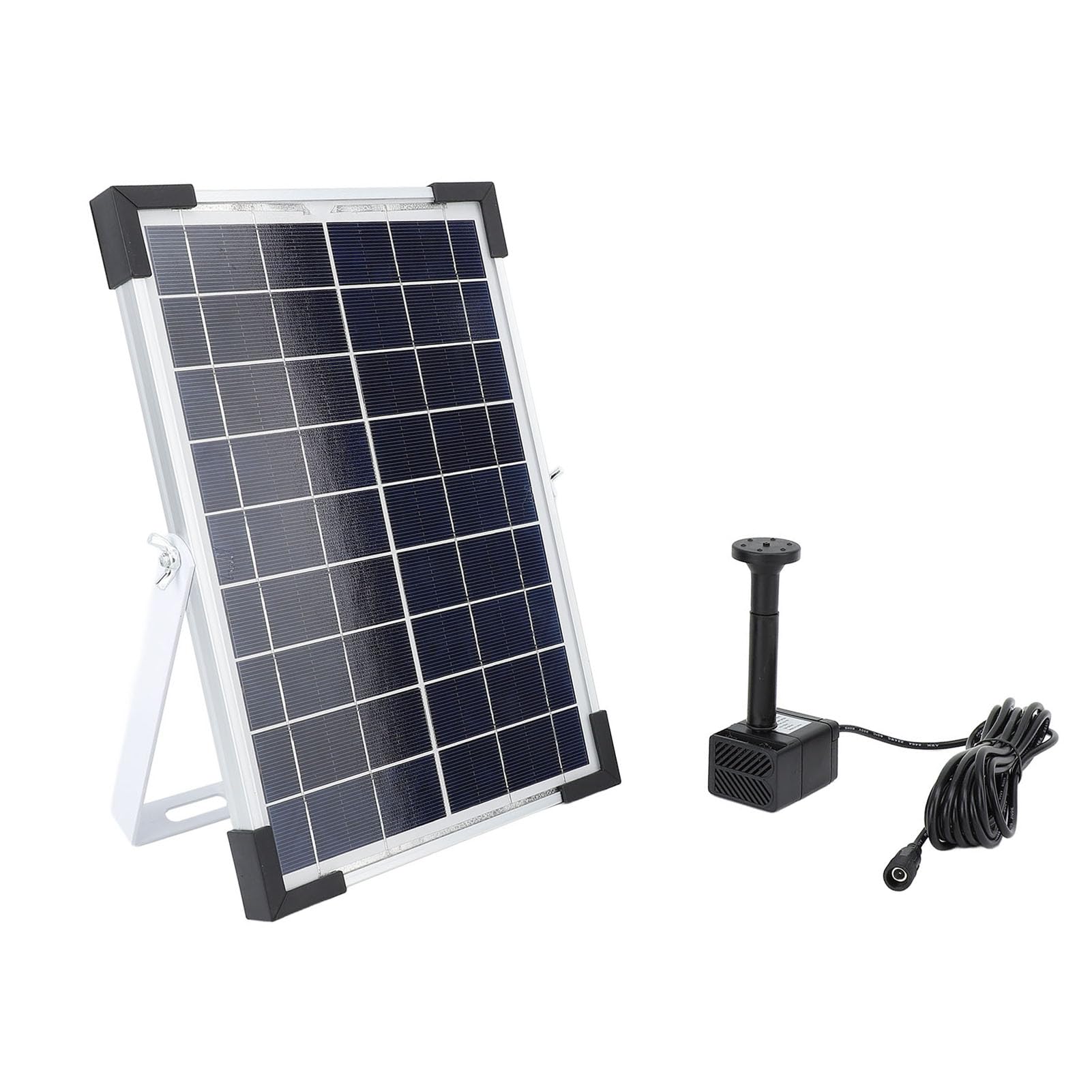 Kit Solare Pompa Fontana Multiuso Durevole per Vasca per Uccelli, Giardino, Cortile, Piscina per Pesci