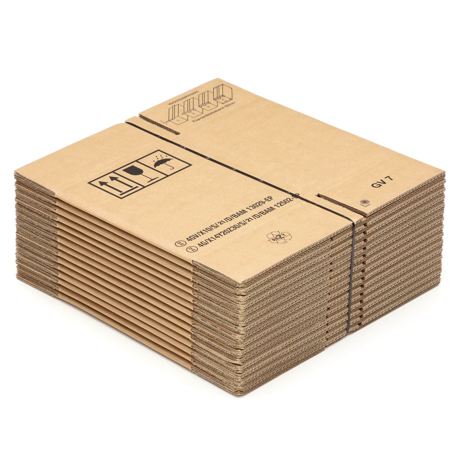 KK Verpackungen Gefahrgutkartons 2-wellig UN 4G/4GV | 15 Stück, 275 x 195 x 300 mm | Gefahrgutverpackung für Transport | Versandkarton Fefco 0201 für Gefahrstoffe