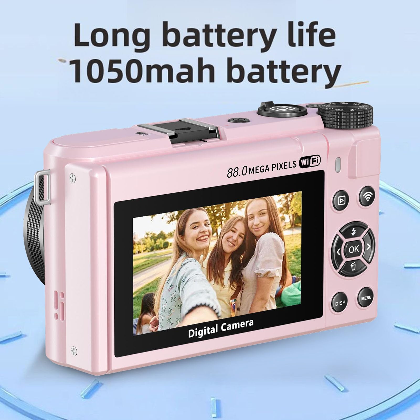 Amazon | GOWENIC 8K デジタルカメラ、88MP ミラーレスカメラ、3
