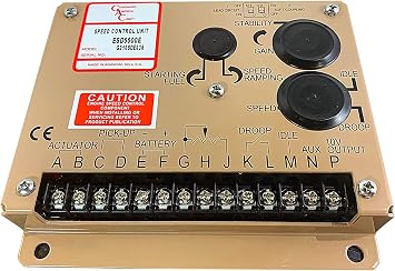 ESD5500E | 100٪ GAC Original | التحكم في السرعة التناظرية | مصمم للتحكم في سرعة المحرك مع استجابة سريعة ودقيقة لتغييرات الحمل العابر | موثوقة وسهلة التشغيل