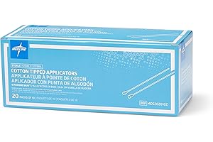 Medline Sterile Cotton-Tipped Wood Applicator, 6"
