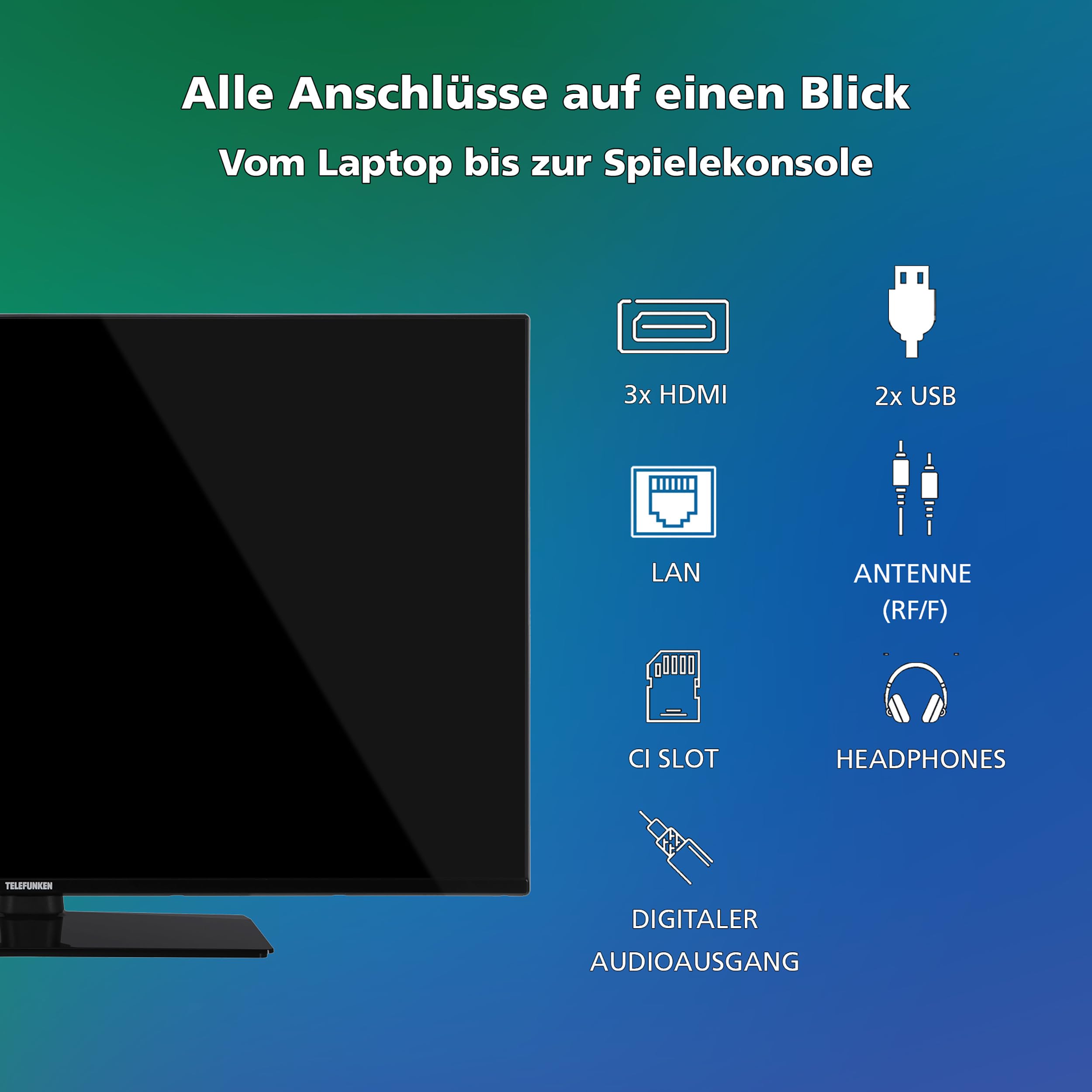 Telefunken XU50VP750M Fernseher VIDAA Smart TV mit 4K UHD Auflösung 50 Zoll – Bild 4