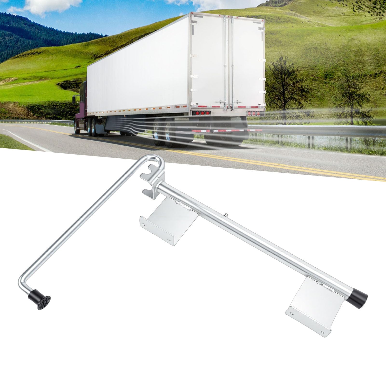 Acouto Ustalający Drzwi Ciężarówki, Zatrzask ze Stali Ocynkowanej do Kontenerów z Przyczepami do Pojazdów Kempingowych, z łatwym Montażem i powłoką odporną na rdzę