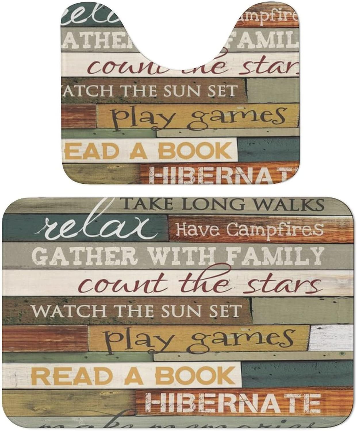 Amazon バスマット トイレマット 2枚セット 足ふきマット お風呂マット 滑り止め 速乾 吸水 丸洗い 厚い 60cmx40cm