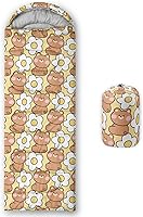 Vista 39 de QOOMO - Saco de Dormir para Acampar, para 3 Estaciones, Clima Cálido y Fresco, Ligero, Resistente al Agua, para Adultos y Niños, Equipo de Camping